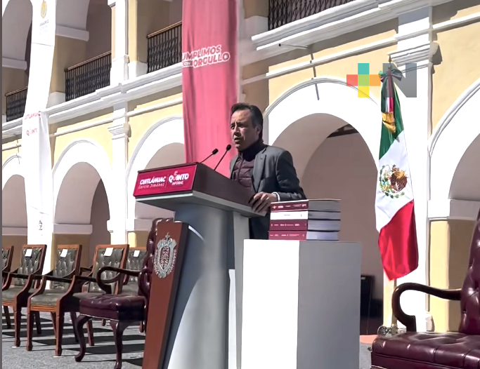 Supervisa Cuitláhuac García todos los detalles para el V Informe de Gobierno